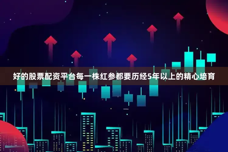好的股票配资平台每一株红参都要历经5年以上的精心培育